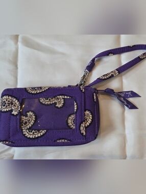 Vera Bradley Purple All In One Wristlet